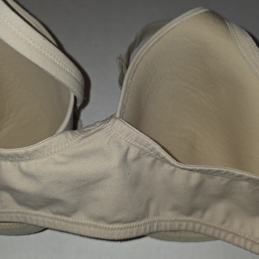 Body By Victoria Racerback Bra Size 38D Beige Y2k - Picture 6 of 12